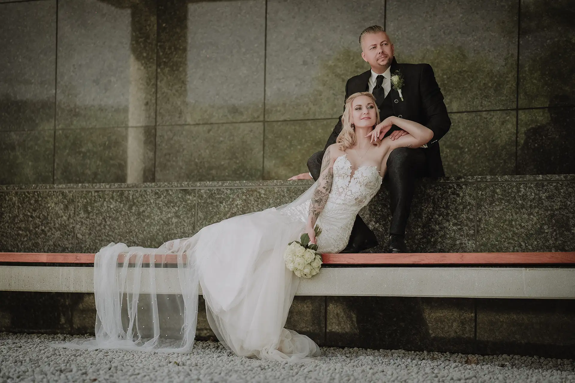 Hochzeitsfotograf Wolfsburg - Brautpaar in Szene gesetzt